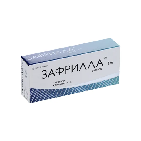 Упаковка: Зафрилла 2 мг, 28 шт, таблетки