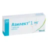 Упаковка: Азилект 1 мг, 30 шт, таблетки