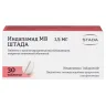 Упаковка: Индапамид МВ 1.5 мг, 30 шт, таблетки с пролонгированным высвобождением покрытые пленочной оболочкой