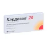 Упаковка: Кардосал 20 20 мг, 28 шт, таблетки покрытые пленочной оболочкой
