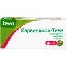 Упаковка: Карведилол-Тева 6.25 мг, 30 шт, таблетки