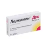 Упаковка: Леркамен Дуо 10 мг+10 мг, 28 шт, таблетки покрытые пленочной оболочкой