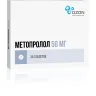 Упаковка: Метопролол 50 мг, 30 шт, таблетки