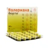 Упаковка: Валериана Форте таблетки покрытые оболочкой 40мг №50